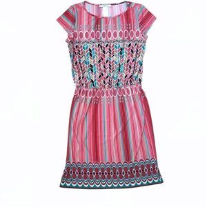 Laundry by Design 70's Style Patterened Dress
